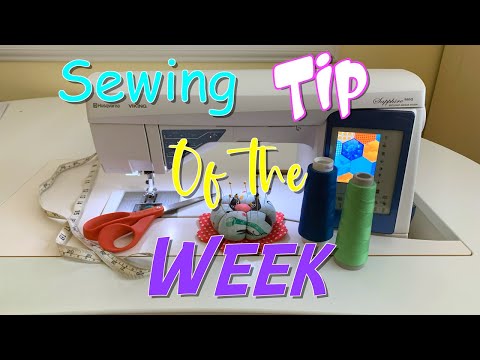 Sewing Tip of the Week | Episode 5 | The Sewing Room Channel