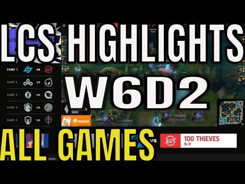 LCS Spring 2023 W6D2 - Highlights ALL GAMES - CLG vs 100, C9 vs DIG, EG vs FLY, TL vs TSM, IMT vs GG