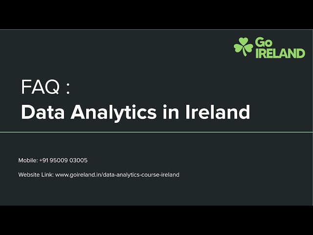 FAQ Data Analytics in Ireland