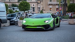Lamborghini Aventador SuperVeloce - LOUD Accelerations &amp; Driving in Monaco !