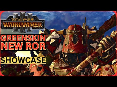 THIS MOD ADDS NEW GREENSKIN ROR TO TW WARHAMMER 3