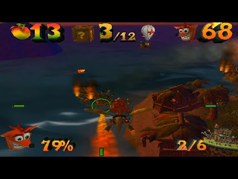 Crash Bandicoot: The Wrath of Cortex - Level 9: That Sinking Feeling (Crystal/Gem)