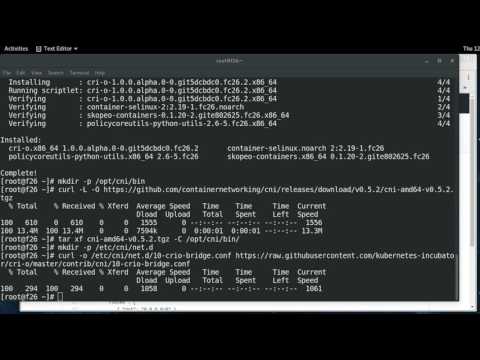 Kubernetes running with cri-o - Updated
