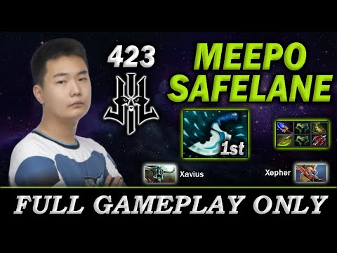 Lilgun.423 safelane meepo with 1st item Blink Dagger- Full Gameplay Meepo #234