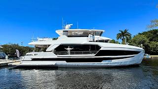 How is this a 75' Yacht??? 😳 Horizon FD75 Power Motor Yacht Tour