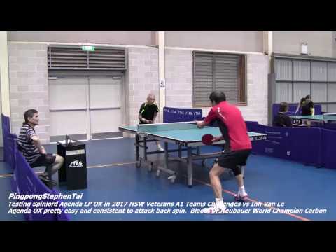 Testing Spinlord Agenda LP OX in 2017 NSW Veterans A1 Teams Challenges vs Inh Van Le