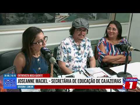 Entrevista com secretária de Educação de Cajazeiras
