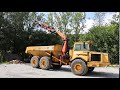 590915 Dumper Volvo A25C with crane -96 }}