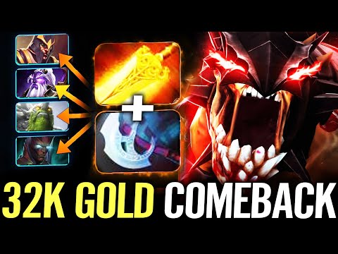🔥 100.000 DMG Naix 32.000 GOLD Comeback — Radiance + Manta Amazing CARRY META Dota 2 Pro
