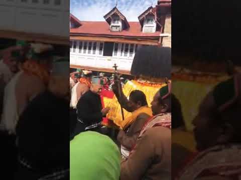 Shri Badri Vishal ji Kamru Kinnaur at Sarahan yatra 2018 (Raja Virbhadra Singh )