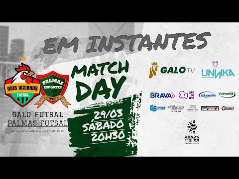 Galo Futsal x Palmas Futsal - 3ª Rodada Série Prata 2025
