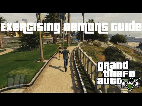 GTA V Guide : Exercising Demons - Michael : Beating Mary Ann in the Race XBOX 360 PS3 PC