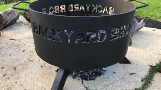 My New Shirley Fabrication Fire Pit