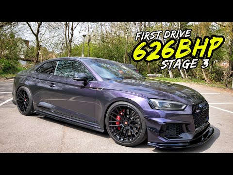 MY *OUTRAGEOUS 626BHP STAGE 3* AUDI RS5 GETS ITS FIRST DRIVE!!