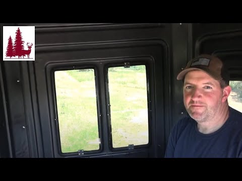 HOW TO IMPROVE THE VERTICAL WINDOWS IN YOUR BOONER HUNTING BLIND.