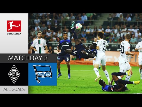 Pléa to the winning goal! | Borussia M'gladbach - Hertha Berlin 1-0 | All Goals | MD 3 – BL 22/23