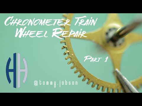 Chronometer Train Wheel Repair Part 1