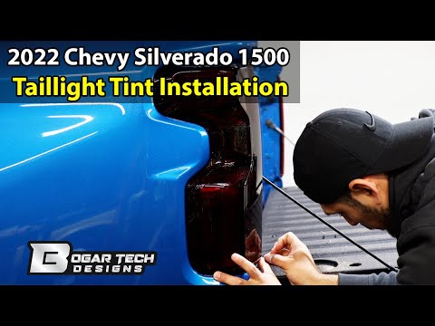 Chevrolet Silverado 1500 2019-2025 Taillight Tint Installation