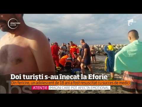Doi turiști s-au înecat la Eforie Nord