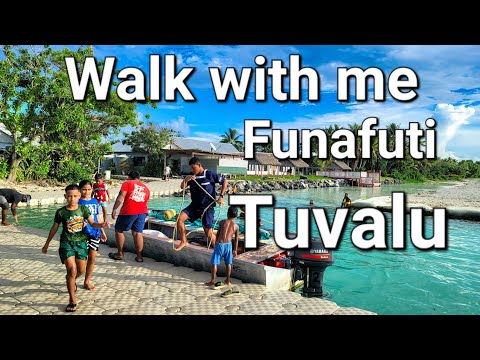 Walk with me in Funafuti, Tuvalu - one of the least visited countries in the world