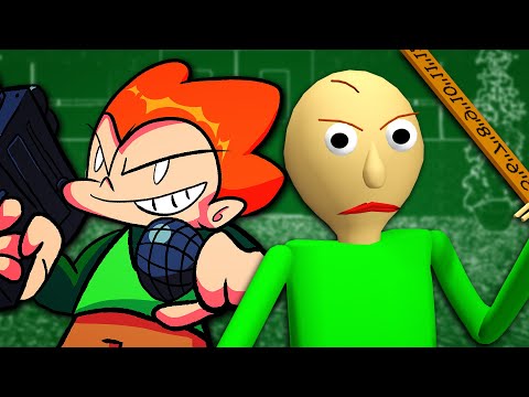 Pico's School vs Baldi's Basics. rap battle. by fightmarker.