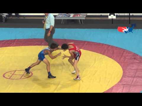 Cadet World GR - Shavadze (GEO) tech fall Cox (USA), 46 kg