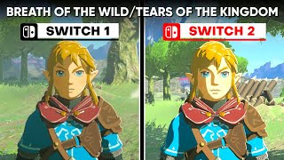 The Legend of Zelda: BotW & TotK - Switch 2 Edition Comparisons