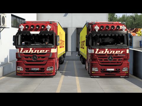 ETS2 1.47 ProMods 2.65 Convoy Multiplayer Mercedes Actros 1844 MP3/MP2(Klagenfurt 🇦🇹-Szombathely 🇭🇺)