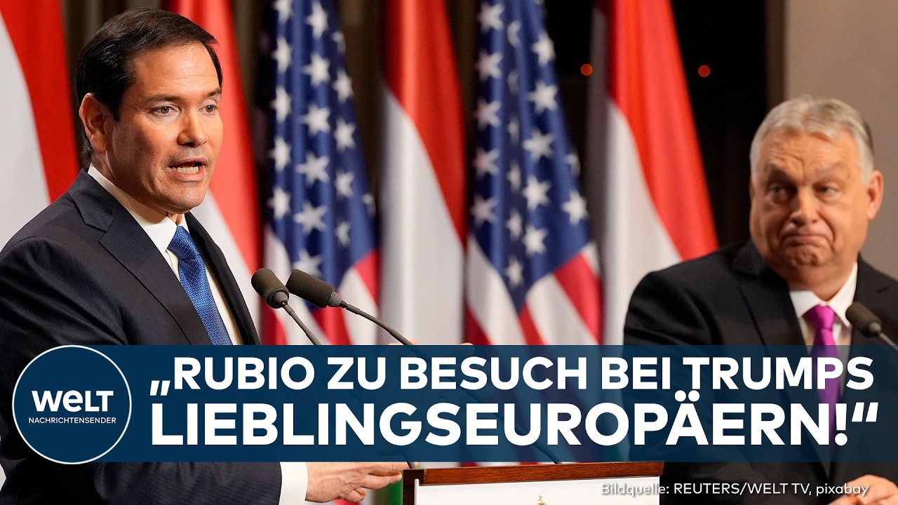 UNGARN: Trump-Freund Orban trifft Rubio – Streit um Gas und Loyalität!