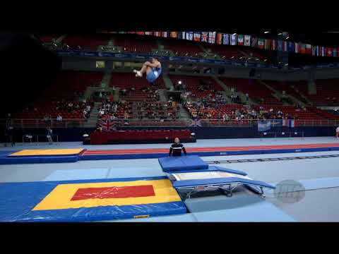 ADORNO Lucas (ARG) - 2017 Trampoline Worlds, Sofia (BUL) - Qualification Double Mini Routine 1