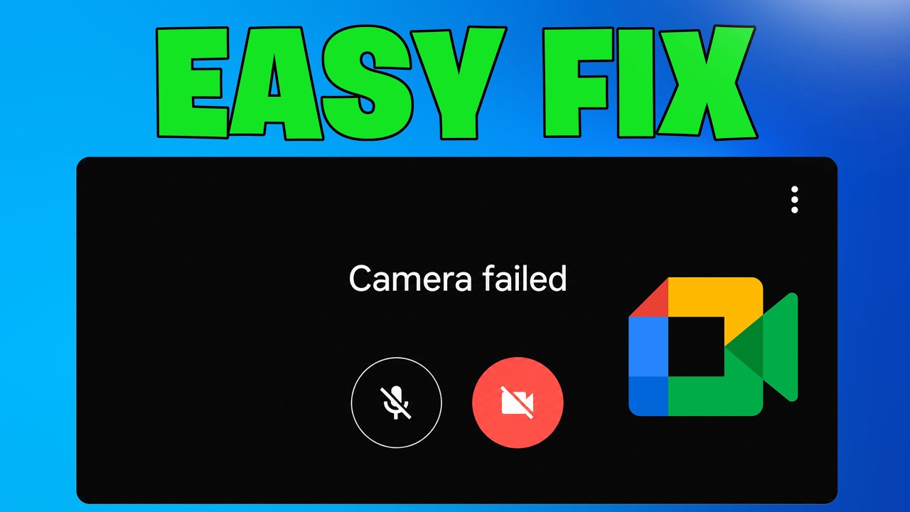 How To Fix Google Meet Camera Not Working in Windows 11💻