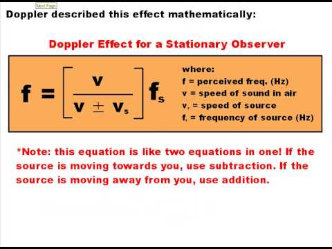 The Doppler Effect - LD Industries Physics 20