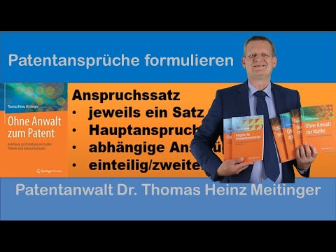 Patentansprüche formulieren