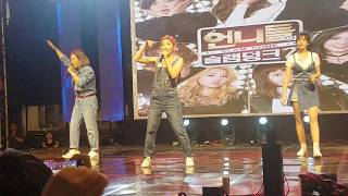Minzy (feat Unnies) performs Ninano (니나노) at Konkuk University Festival 2017 (건국대학교축제)