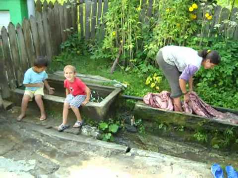 Silvica spala la fantana .flv