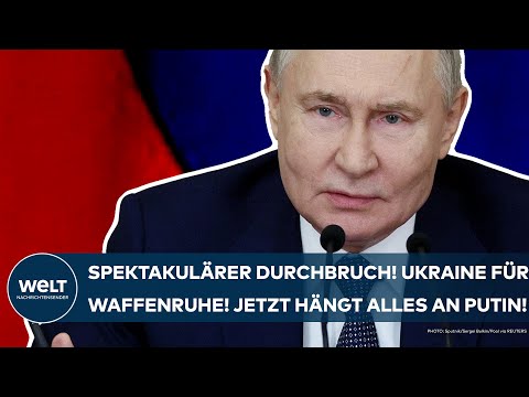 UKRAINE-KRIEG: Spektakulärer Durchbruch! Kiew für Waffenruhe! Jetzt hängt alles an Wladimir Putin!