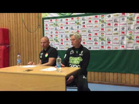 Presskonferens efter Dalkurd-Varberg med Brännström&Wålemark