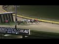 WATCH: KNICKS BALE (1) flashed home late to claim the first feature of the night - the $16,000 Cranbourne GRC Special Event – over kennelmate Kinson Bale (3) and Kuro Kismet (2) in 30.19sec.