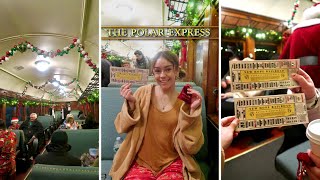RIDING ON THE POLAR EXPRESS || Tickets, Hot Chocolate, Santa, Music, Gift Shop
