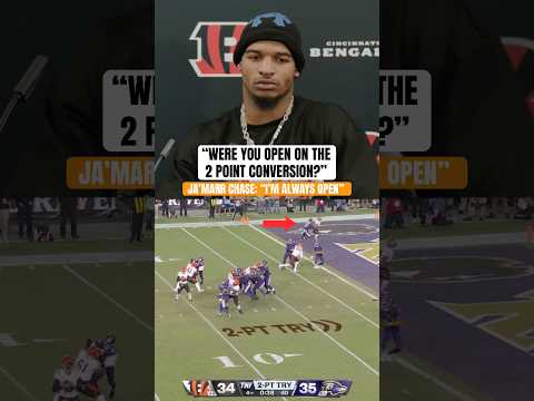 Ja'Marr Chase after the Bengals loss to the Ravens on TNF (via @Bengals)