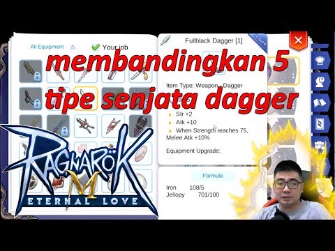 Dagger Yang Terbaik adalah? Ragnarok Eternal Love SEA ( 5 tipe Dagger ) Video