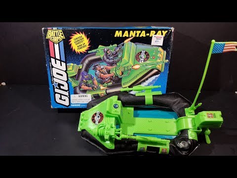 HCC788 quick shot! 1994 MANTA RAY! Vintage G.I. Joe toy review!