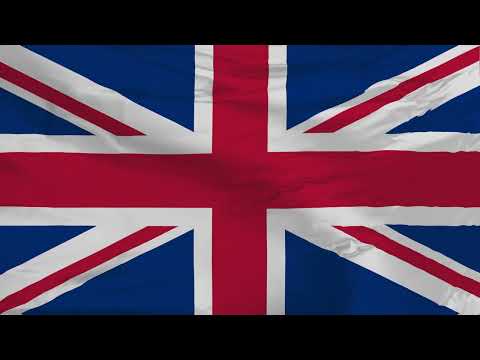 UK  UNITED KINGDOM FLAG 4K  LOOP   HQ  ProRes  , WAVING