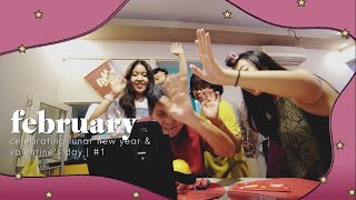 February Vlog #1 | Celebrating Lunar New Year & Valentine's Day in a pandemic, new norms~