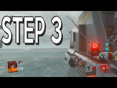 Exo Zombies "Carrier" Easter Egg Tutorial STEP 3 Fishing Rod (Advanced Warfare)