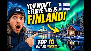 Explore Finland Like Never Before 🇫🇮 | Top 10 Must-See Wonders