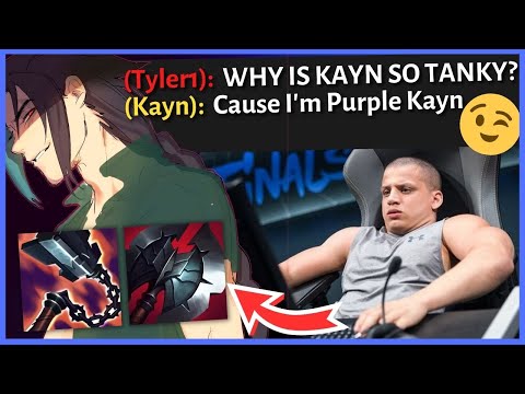 ABSOLUTELY DESTROYING TYLER1 WITH PURPLE KAYN!