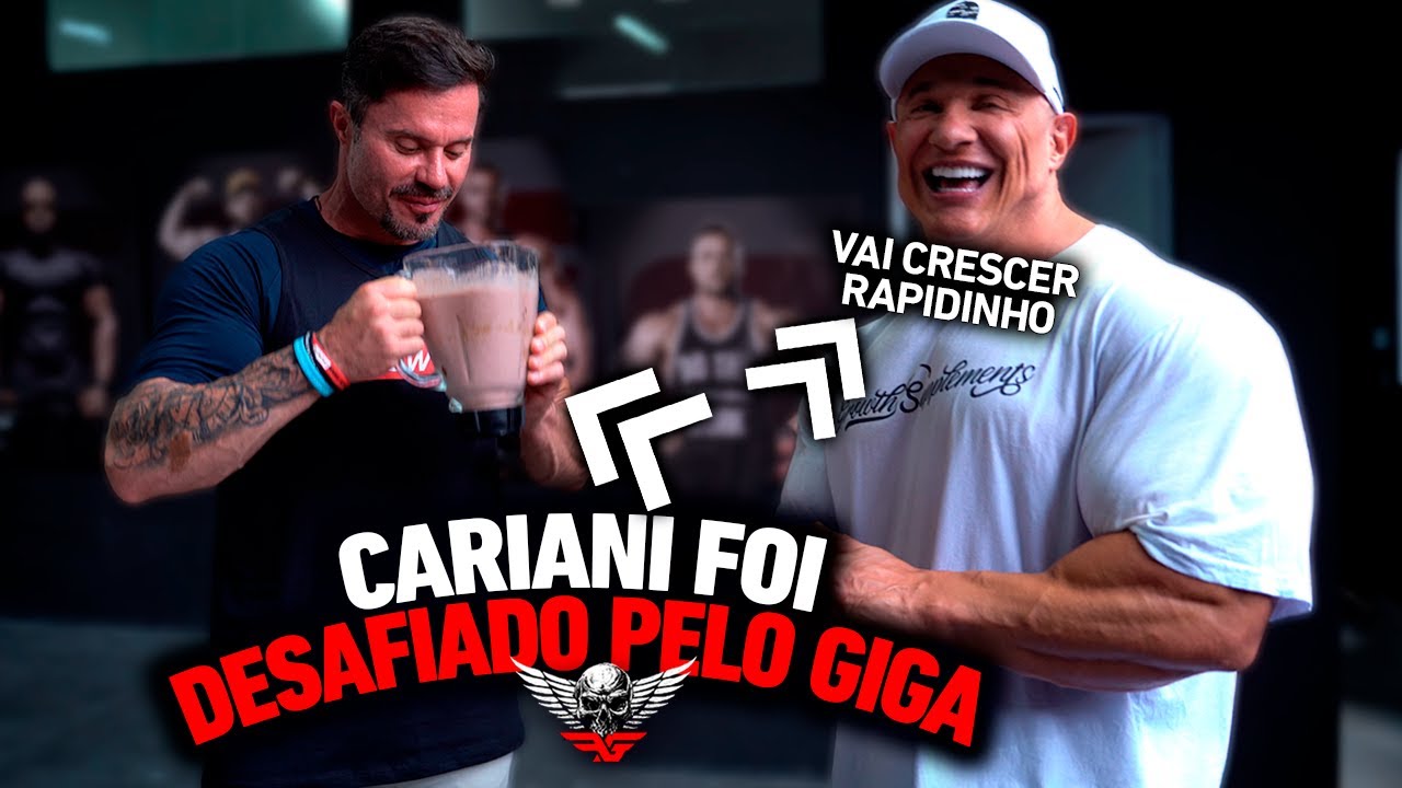 FABIO GIGA DESAFIOU RENATO CARIANI NO SHAKE MONSTRO
