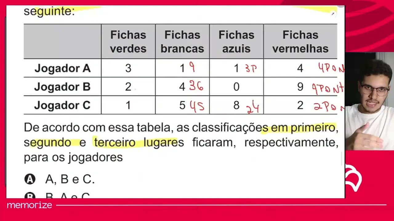 Resolução em Vídeo — Questão 162 ENEM 2018 PPL