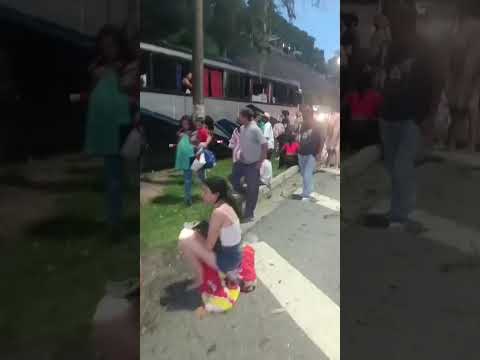 Ônibus de turismo bate em árvore em Marechal Floriano e motorista morre